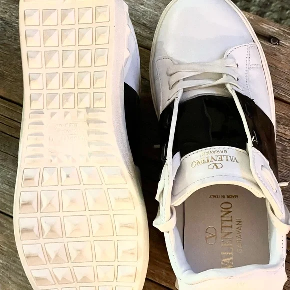 VALENTINO calfskin open sneakers - Picture 4 of 4